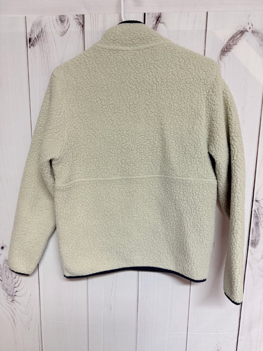 Patagonia Women’s Retro Pile Marsupial Pullover Small Pelican GUC - Picture 4 of 12
